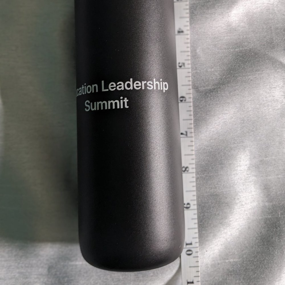Stainless steel bottle. Black. New. Keeps drinks hot or cold. - Picture 3 of 8